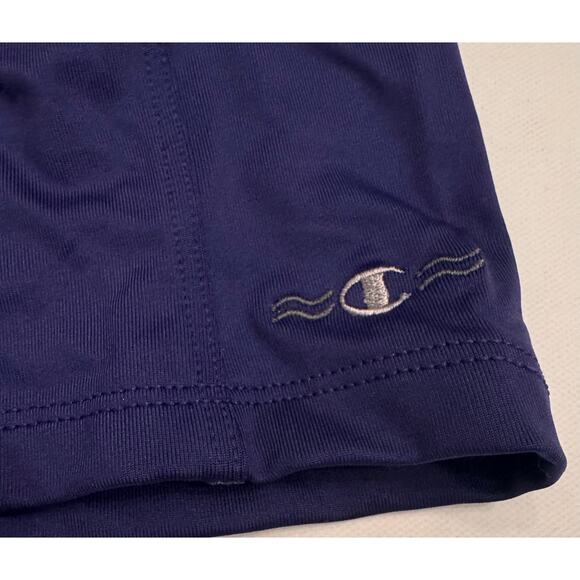 NWT Y2K Vtg Champion Double Dry 6" Fit Short Cosmic Purple Women's M 10/12 - Picture 2 of 6